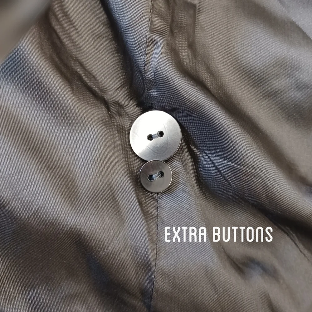 RESTORED 1940s Style Linen Blend Blazer (see measurements!) - Picture 14 of 15